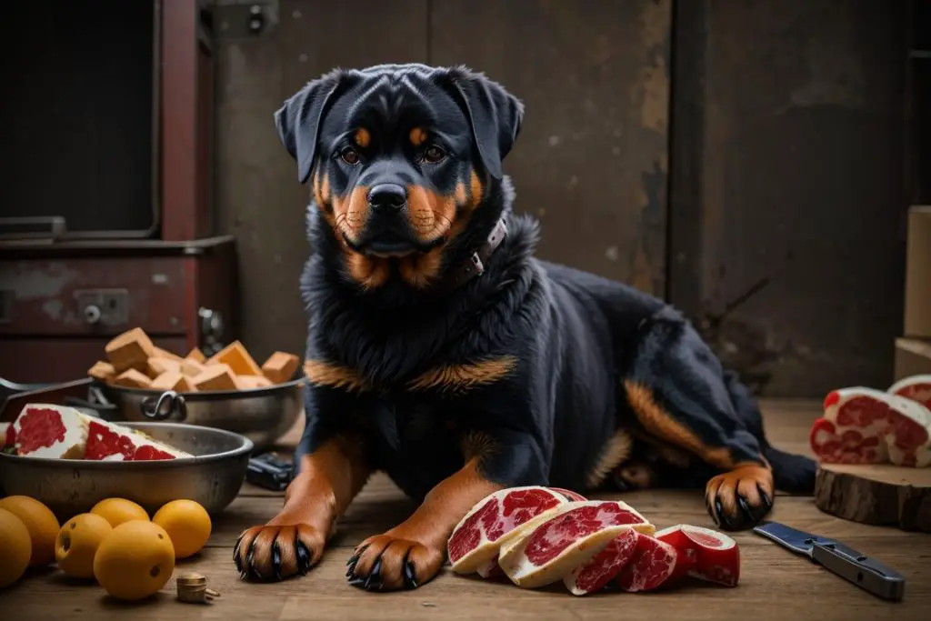 Rottweiler butcher dog