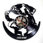 rottweiler wall clock