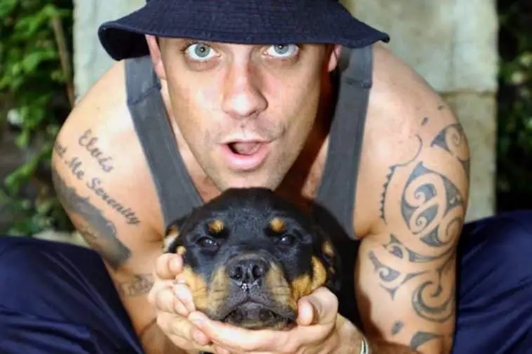 Rottweiler with celebrity