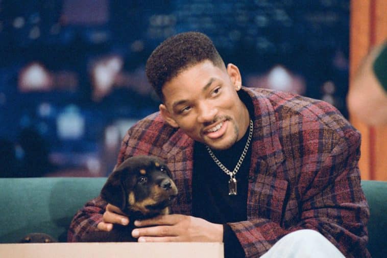 Will Smith with his Rottie