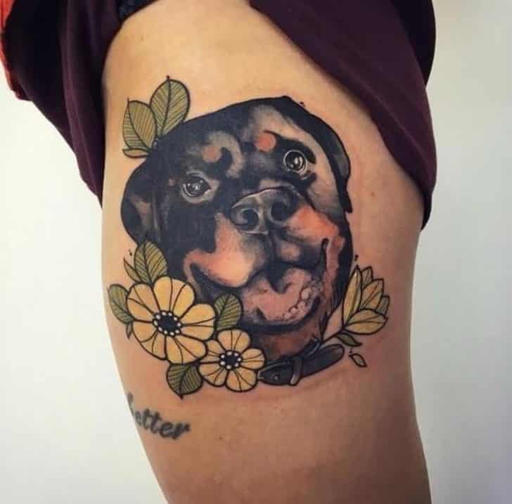 rottweiler tattoo