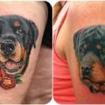 Cutest Rottweiler Tattoo