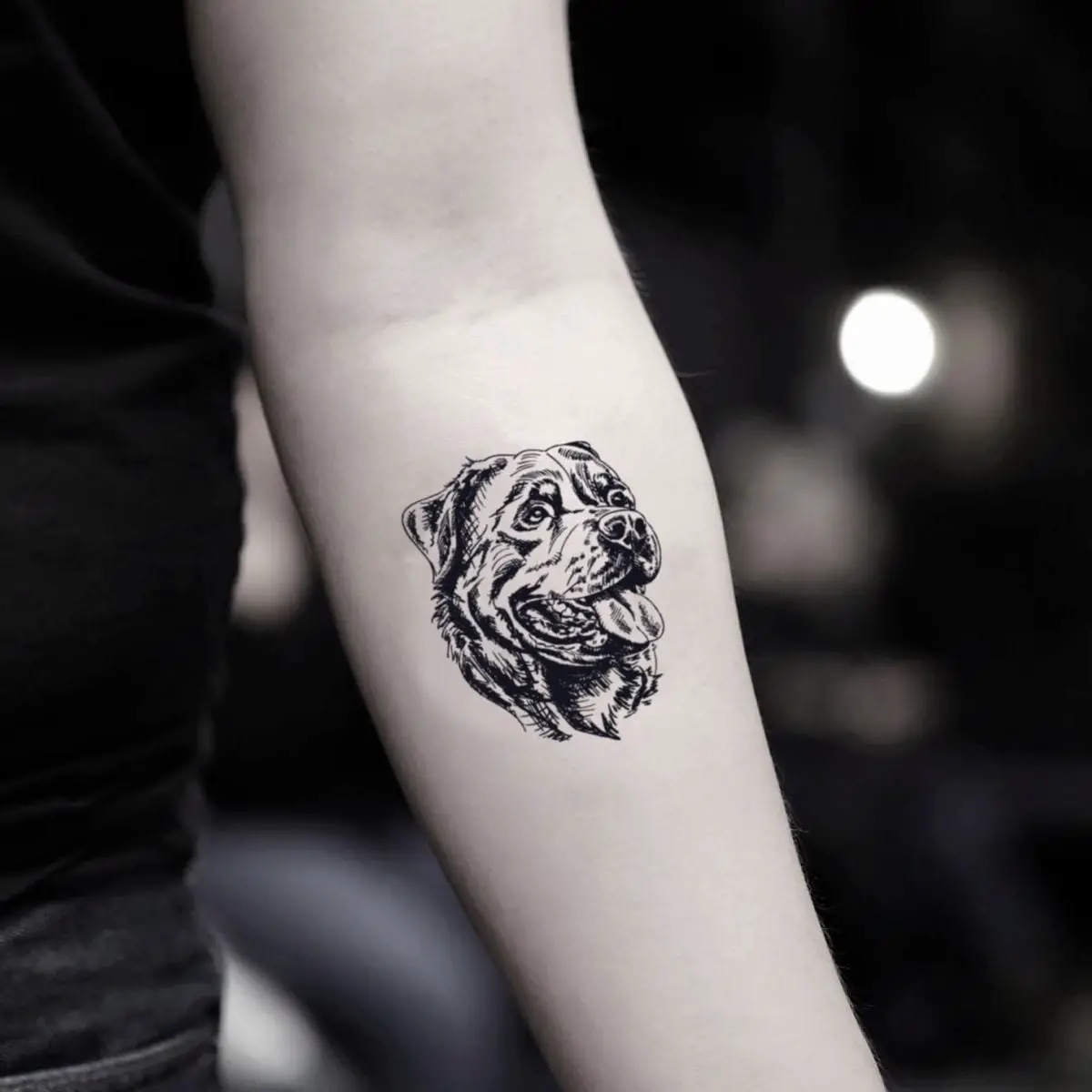 Cutest Rottweiler Tattoo