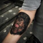 Cutest Rottweiler Tattoo 3