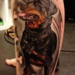 Cutest Rottweiler Tattoo 5