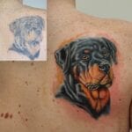 Cutest Rottweiler Tattoo 6