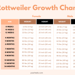 Rottweiler Growth Chart
