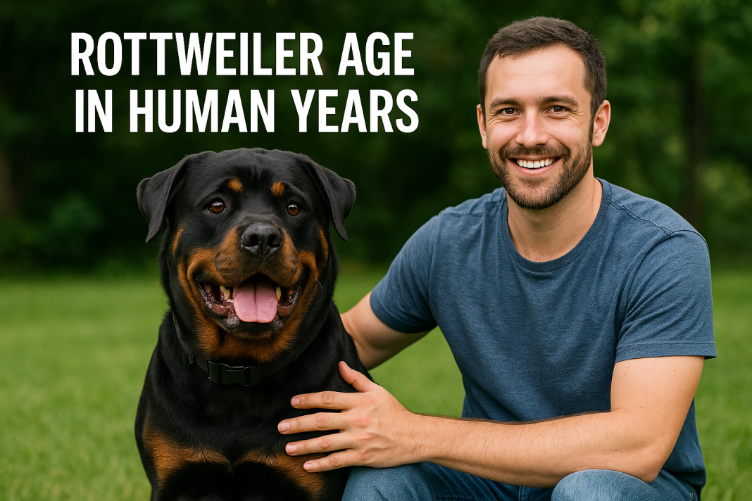 rottweiler age in human years