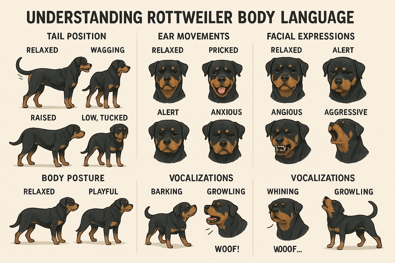 Understanding Rottweiler Body Language: Key Signals to Interpret Your Dog's Emotions and Behaviors 5 Understanding Rottweiler Body Language: Key Signals to Interpret Your Dog’s Emotions and Behaviors