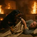 rottweiler Max the Fire Hero