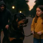 Bella, a protective Rottweiler
