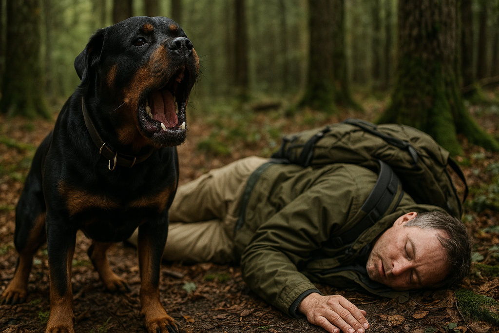 Rocky the Protector rottweiler