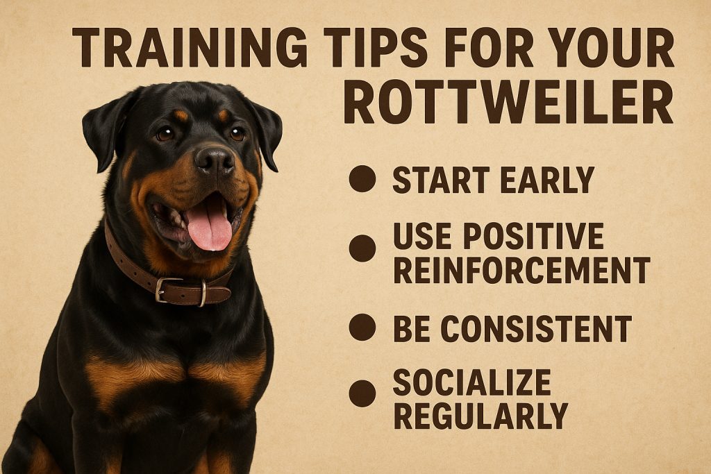 Training Tips for Your German Rottweiler