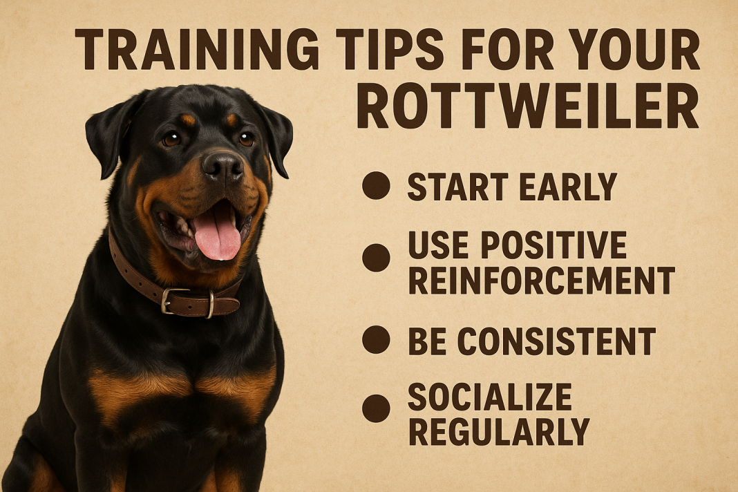 Training Tips for Your German Rottweiler