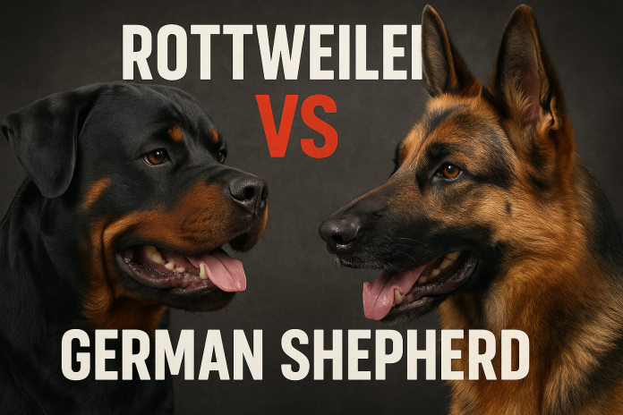 Rottweiler vs German Shepherd