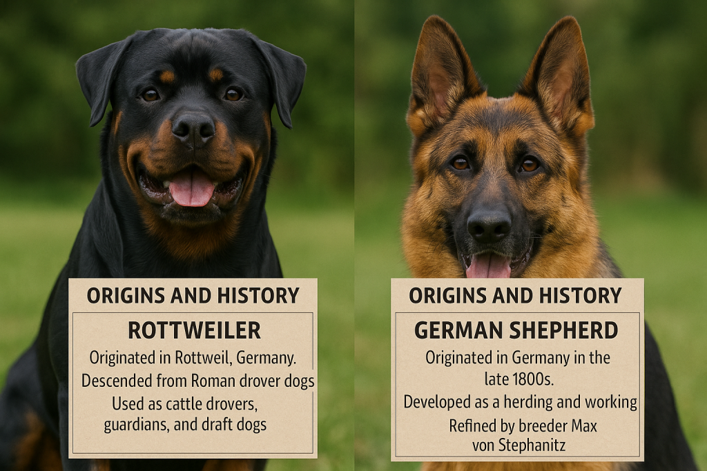 Rottweiler vs German Shepherd