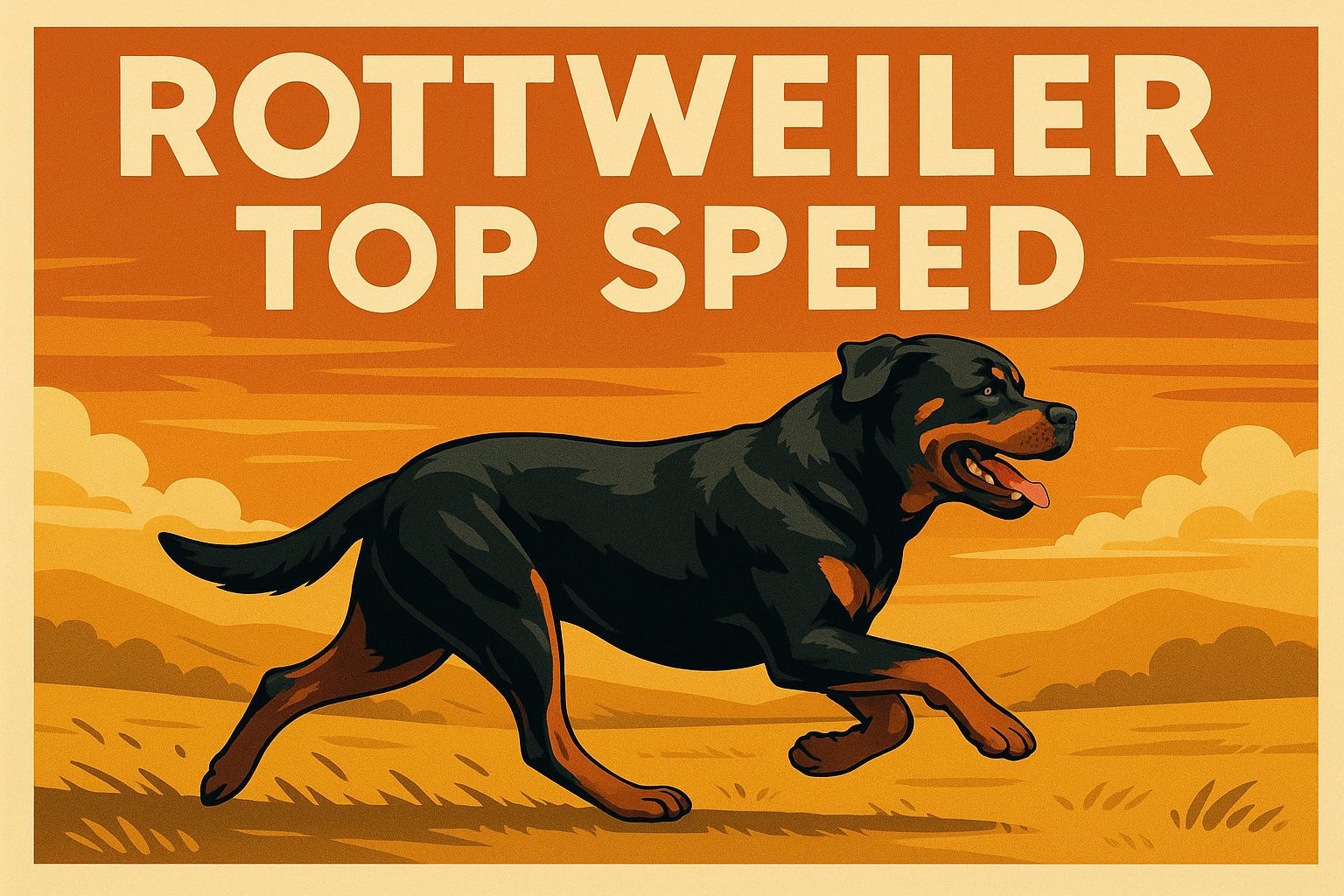 Rottweiler Top Speed: Average Running Speed & What Affects It