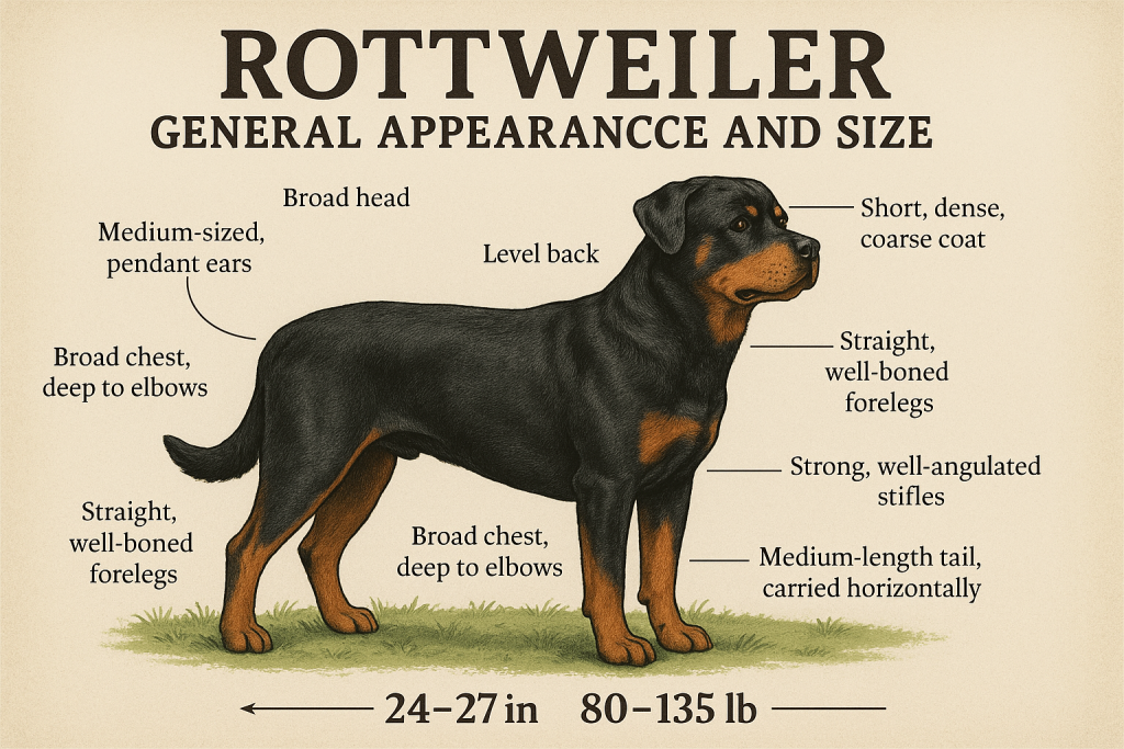 Rottweiler General Appearance and Size