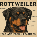 Rottweiler Head and Facial Features