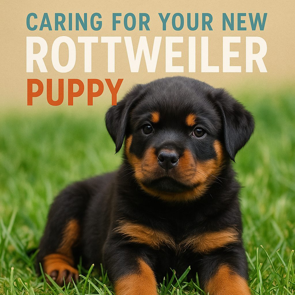 Caring for Your New Rottweiler Puppy