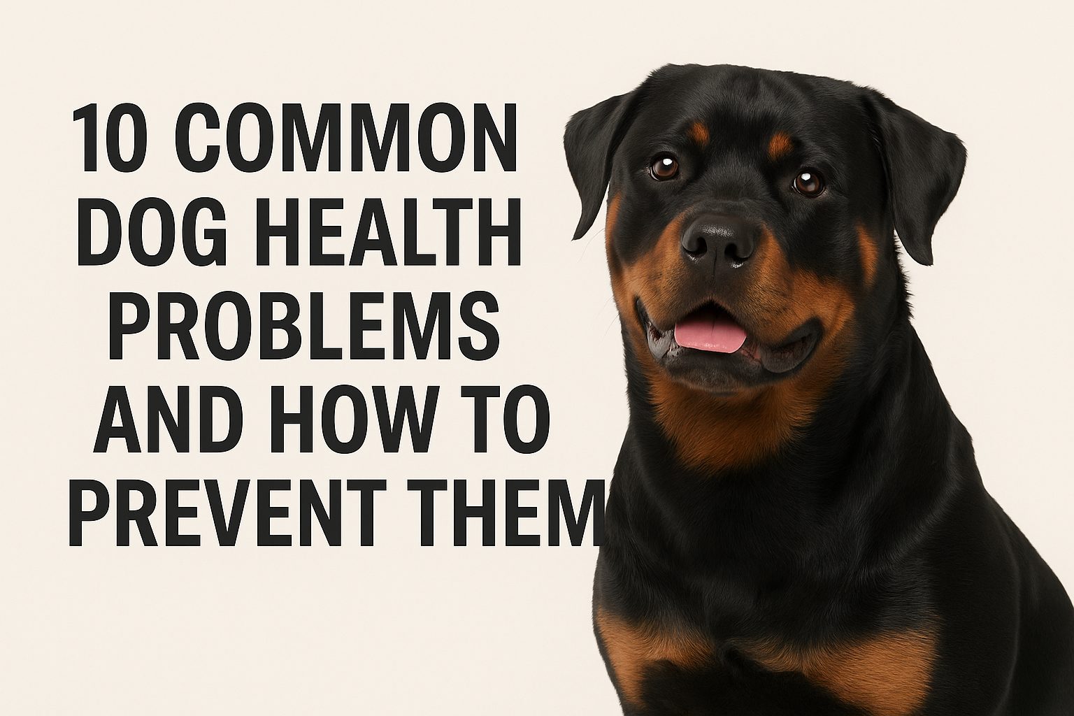 10 Common Dog Health Problems and How to Prevent Them