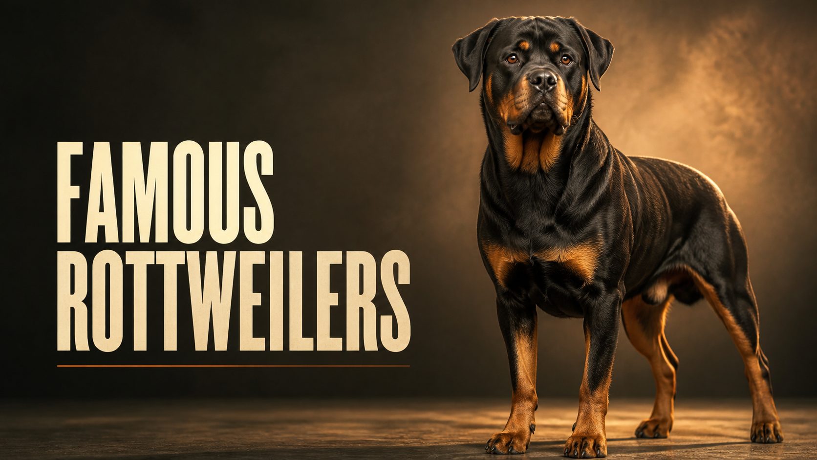 Famous Rottweilers: Working Heroes, Therapy Dogs and Champions
