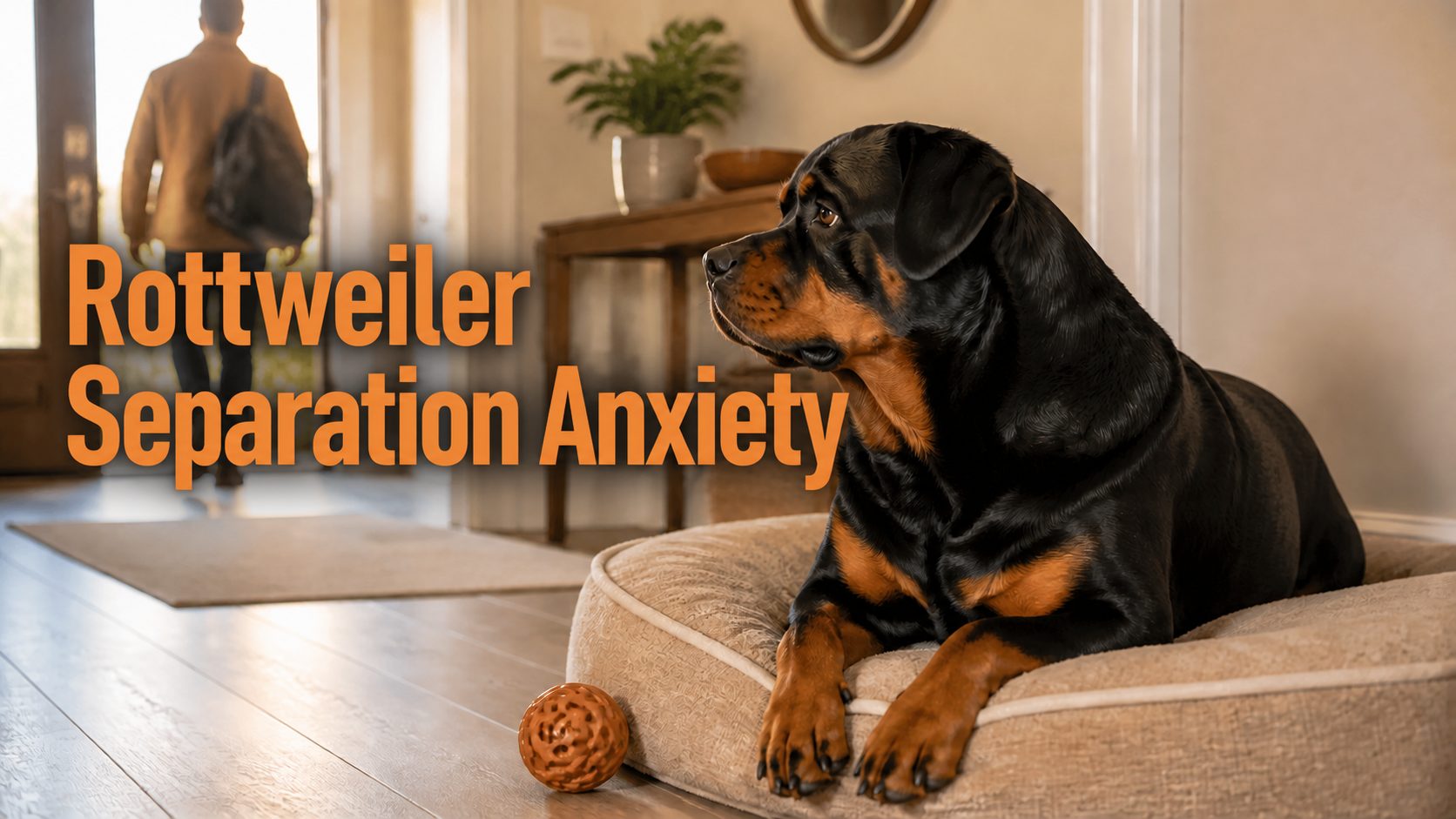Rottweiler Separation Anxiety: Signs, Causes, and a Step-by-Step Training Plan