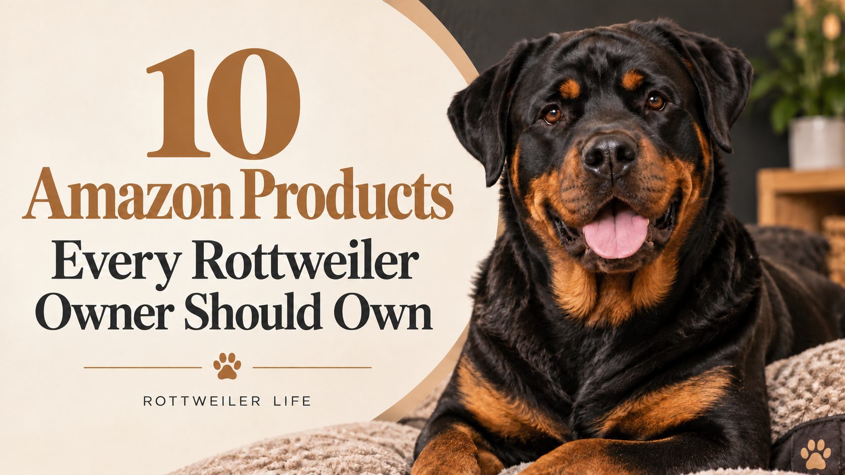 10 Amazon Products Every Rottweiler Owner Should Own